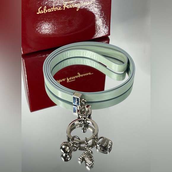 Salvatore Ferragamo Accessories - Salvatore Ferragamo Leather Neck Strap Keychain With Box and Dust Bag